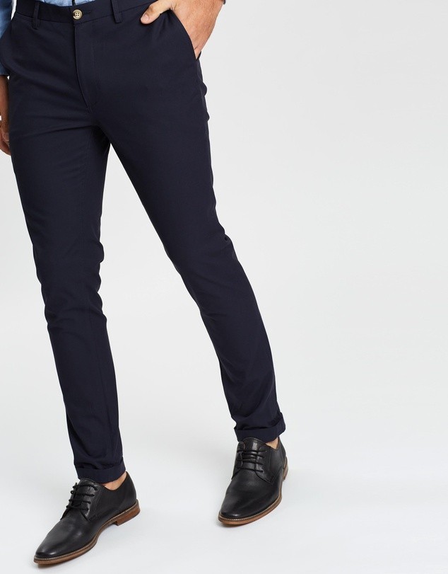 Skinny Stretch Chino Navy | Menco